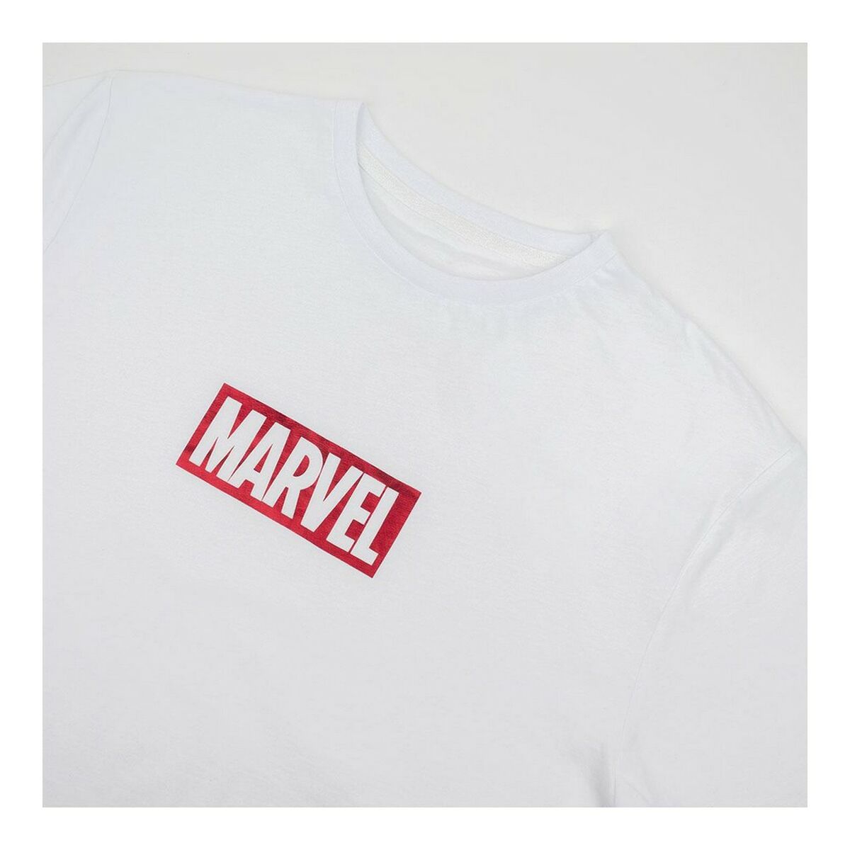 Men's Marvel Short Sleeve T-Shirt White Adults-2