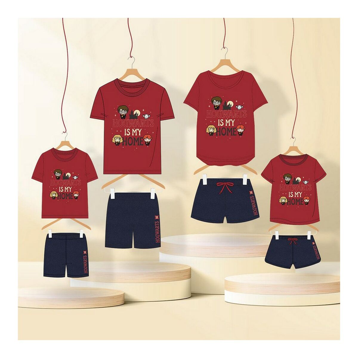 Pyjama Harry Potter Rouge-4