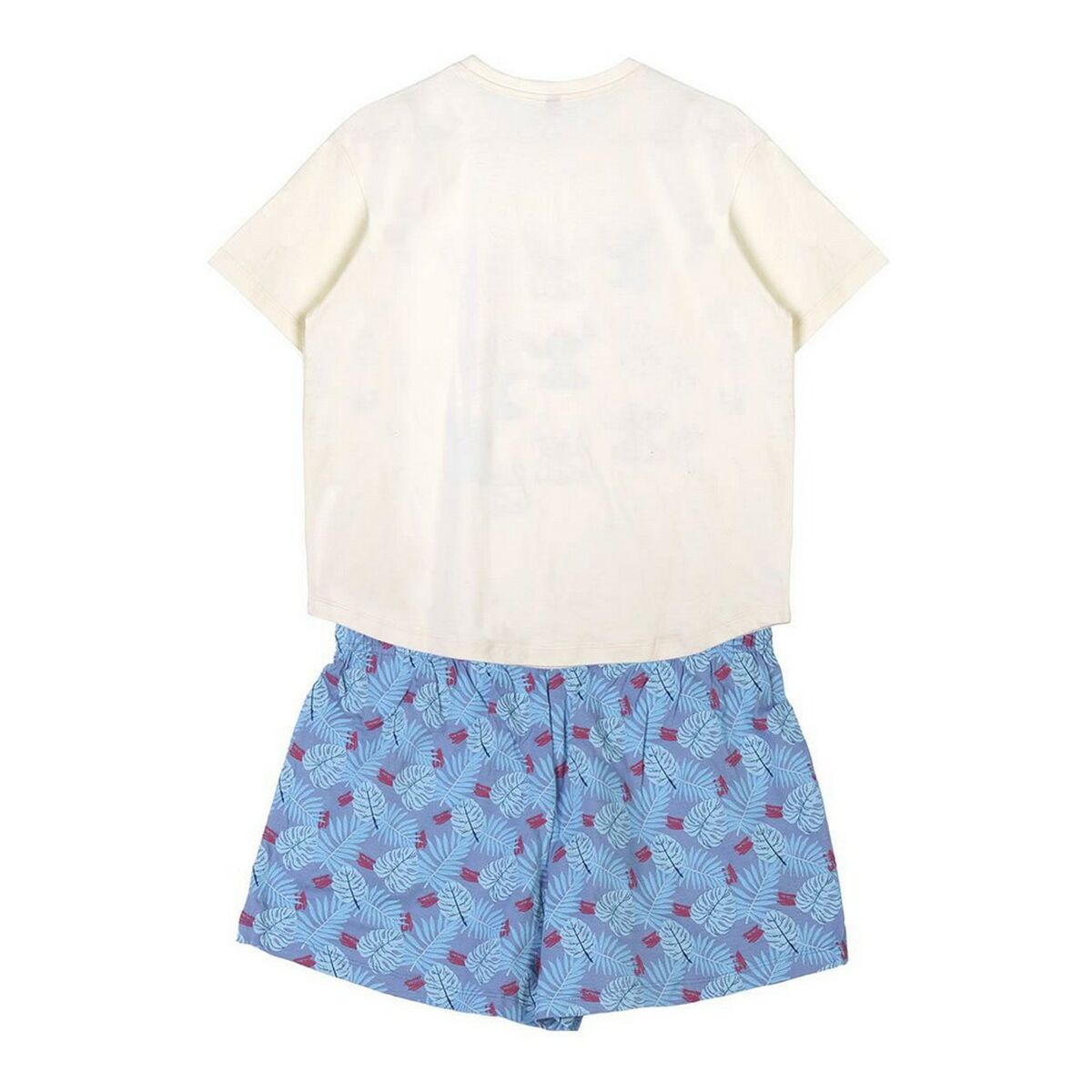 Pyjama Stitch Femme Bleu-2