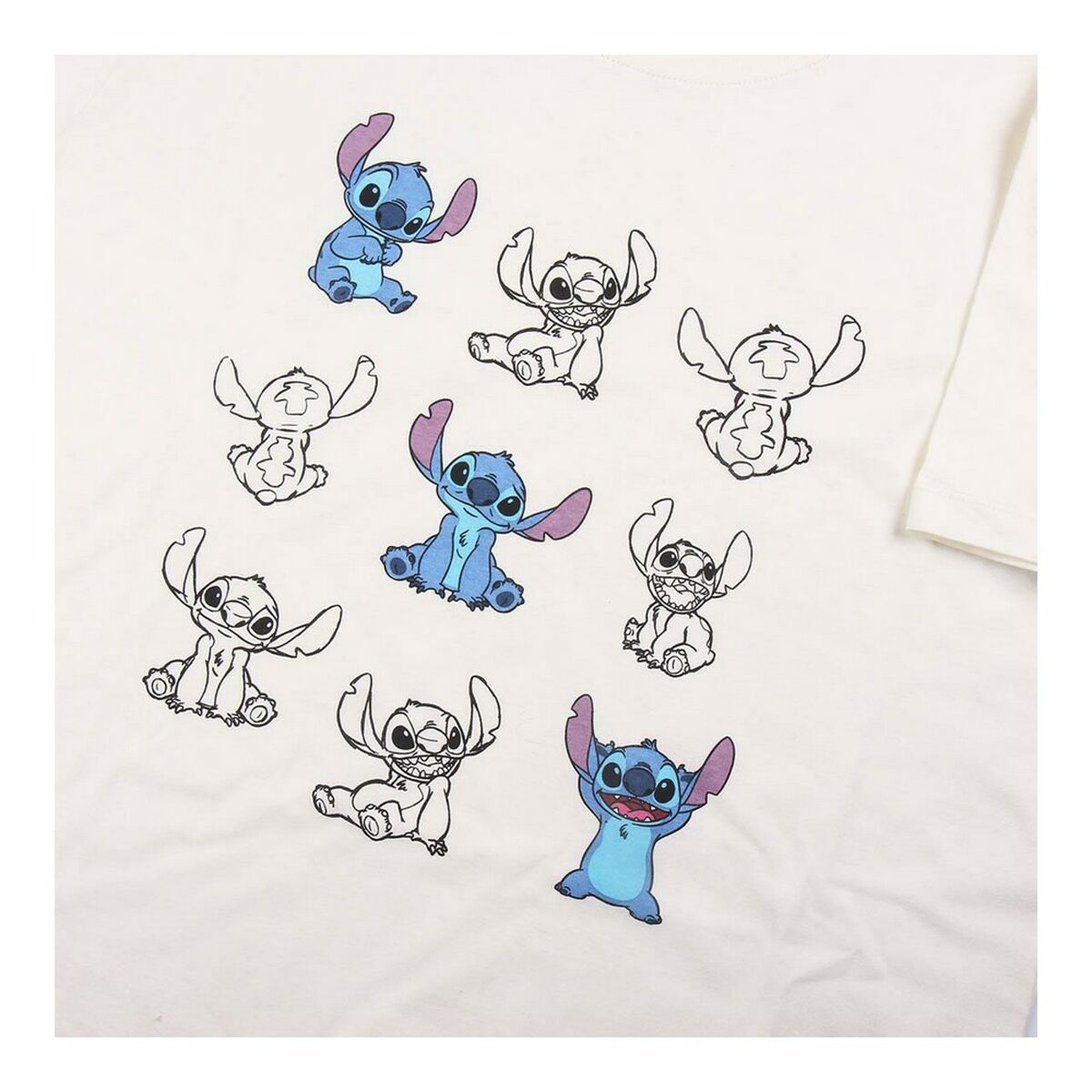 Пижама Stitch Женщина Синий-3