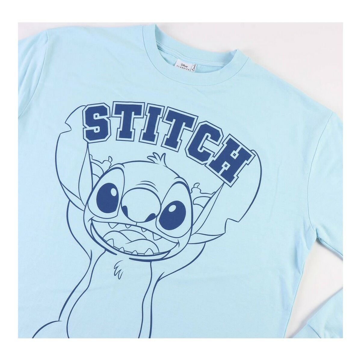 Пижама Stitch Женщина Светло Синий-6