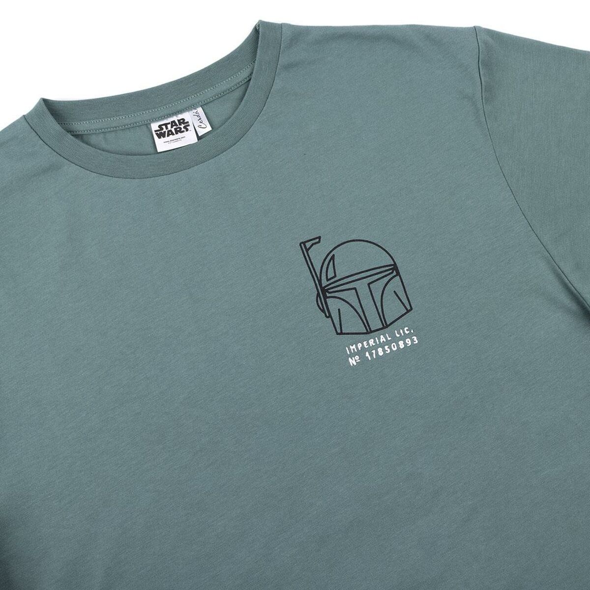 Men's Boba Fett Short Sleeve T-Shirt Dark Green-2