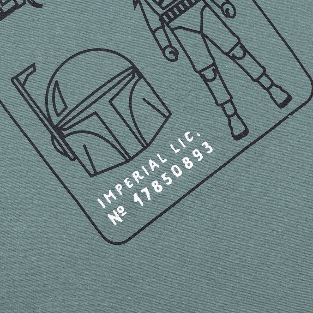 Men's Boba Fett Short Sleeve T-Shirt Dark Green-3