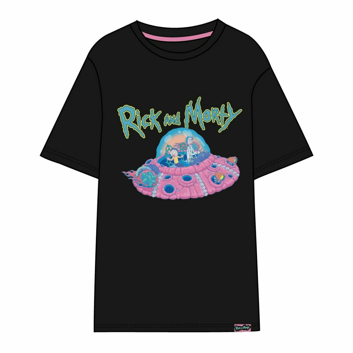 Rick and Morty Unisex Short Sleeve T-Shirt Black-2