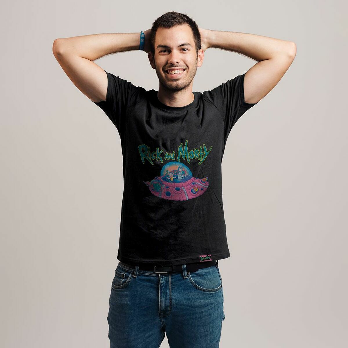 Rick and Morty Unisex Short Sleeve T-Shirt Black-3