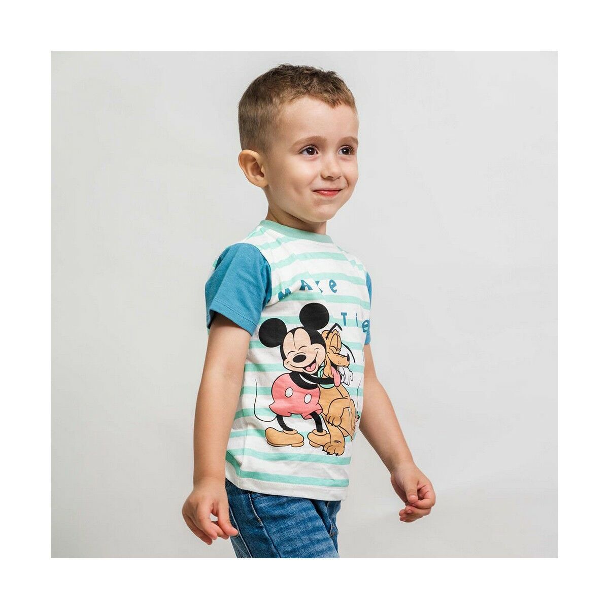Mickey Mouse Short Sleeve T-Shirt Multicolored Baby-7