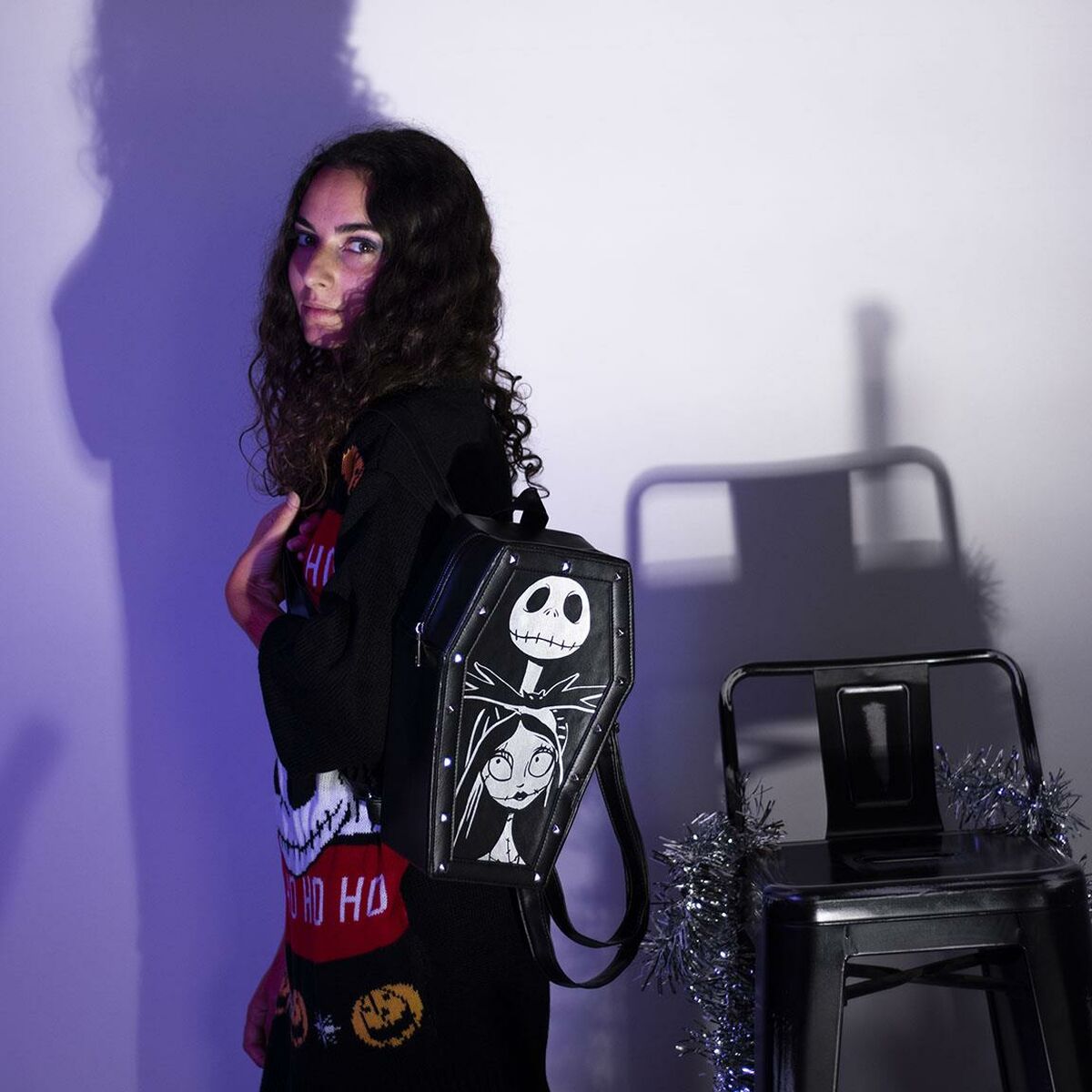 Рюкзак The Nightmare Before Christmas Чёрный 19 x 31 x 10,5 cm-3