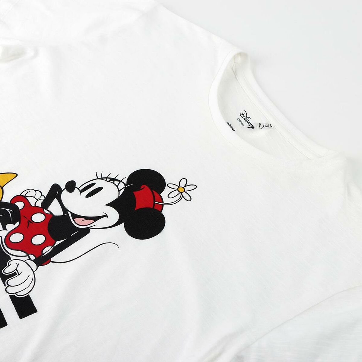 Women's Minnie Mouse Short Sleeve T-Shirt White-2