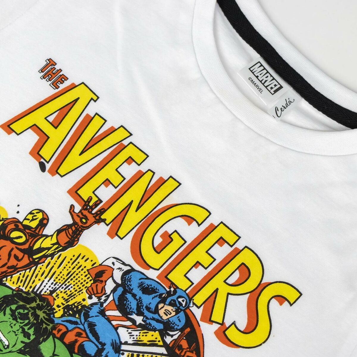 Marvel Children's Short Sleeve T-Shirt White-2