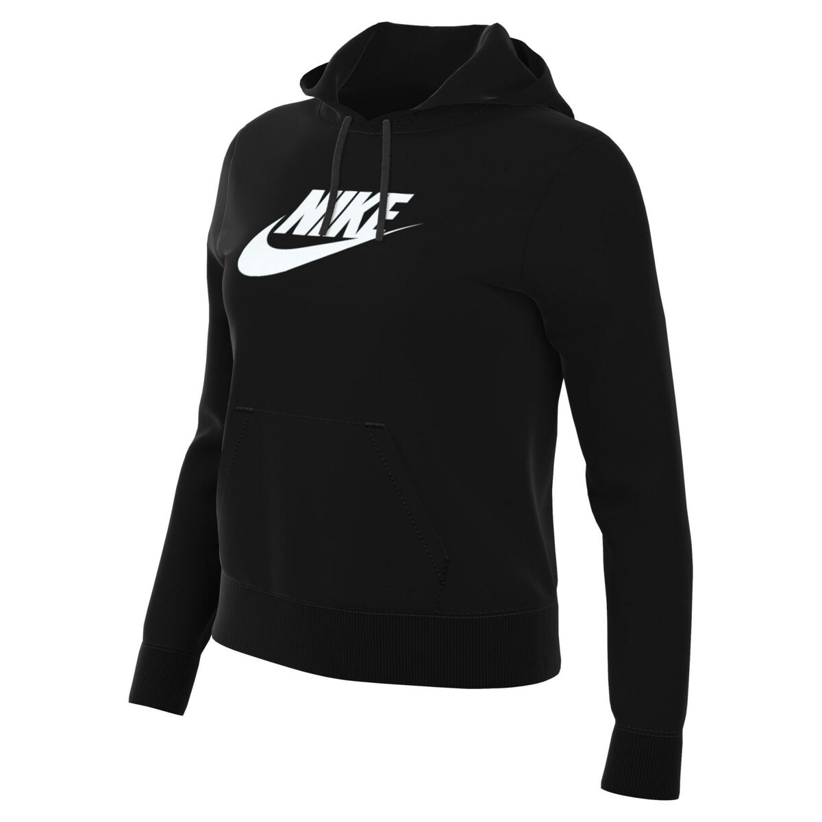 Толстовка с капюшоном женская Nike FLC GX STD PO HDY DQ5775 010 Чёрный-2