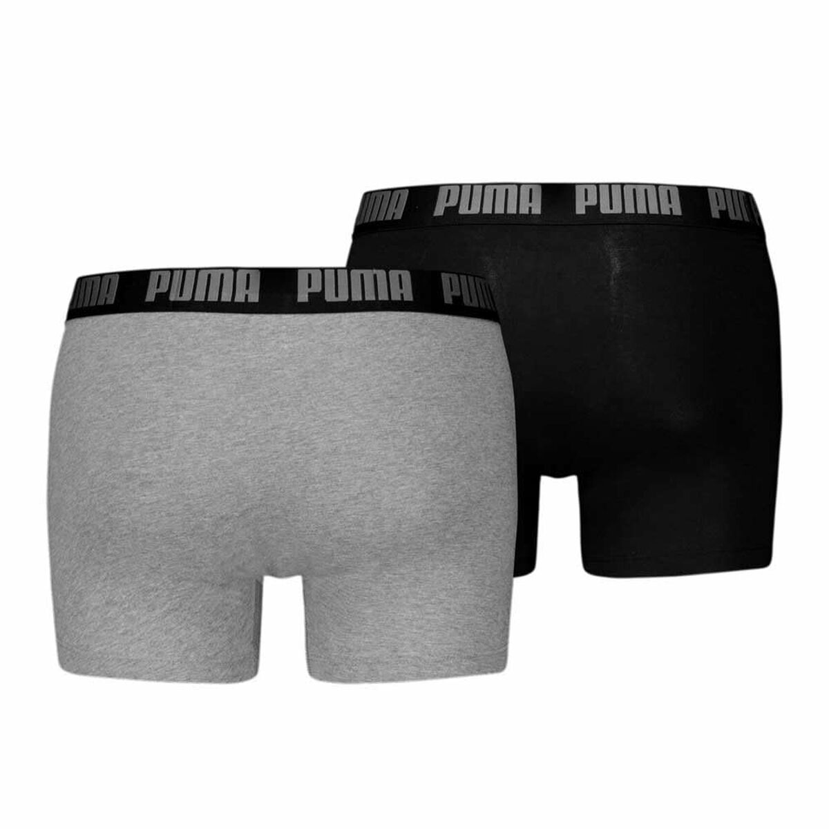 Мужские боксеры Puma EVERRYDAY BASIC 701226387 2 штук Чёрный Серый-2