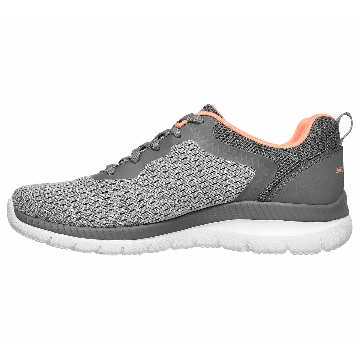 Skechers BOUNTIFUL 12607 GYCL Women's Sports Sneakers Grey-5