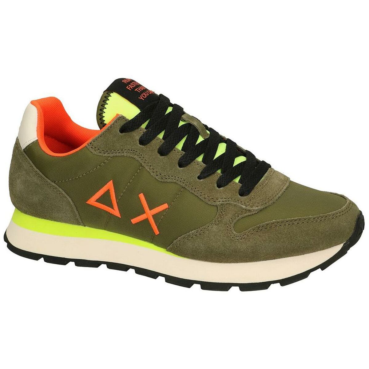 Men's sports sneakers SUN68 TOM FLUO Z34102 19 Green-2