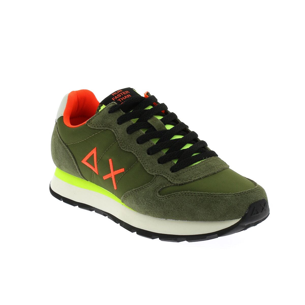 Men's sports sneakers SUN68 TOM FLUO Z34102 19 Green-4