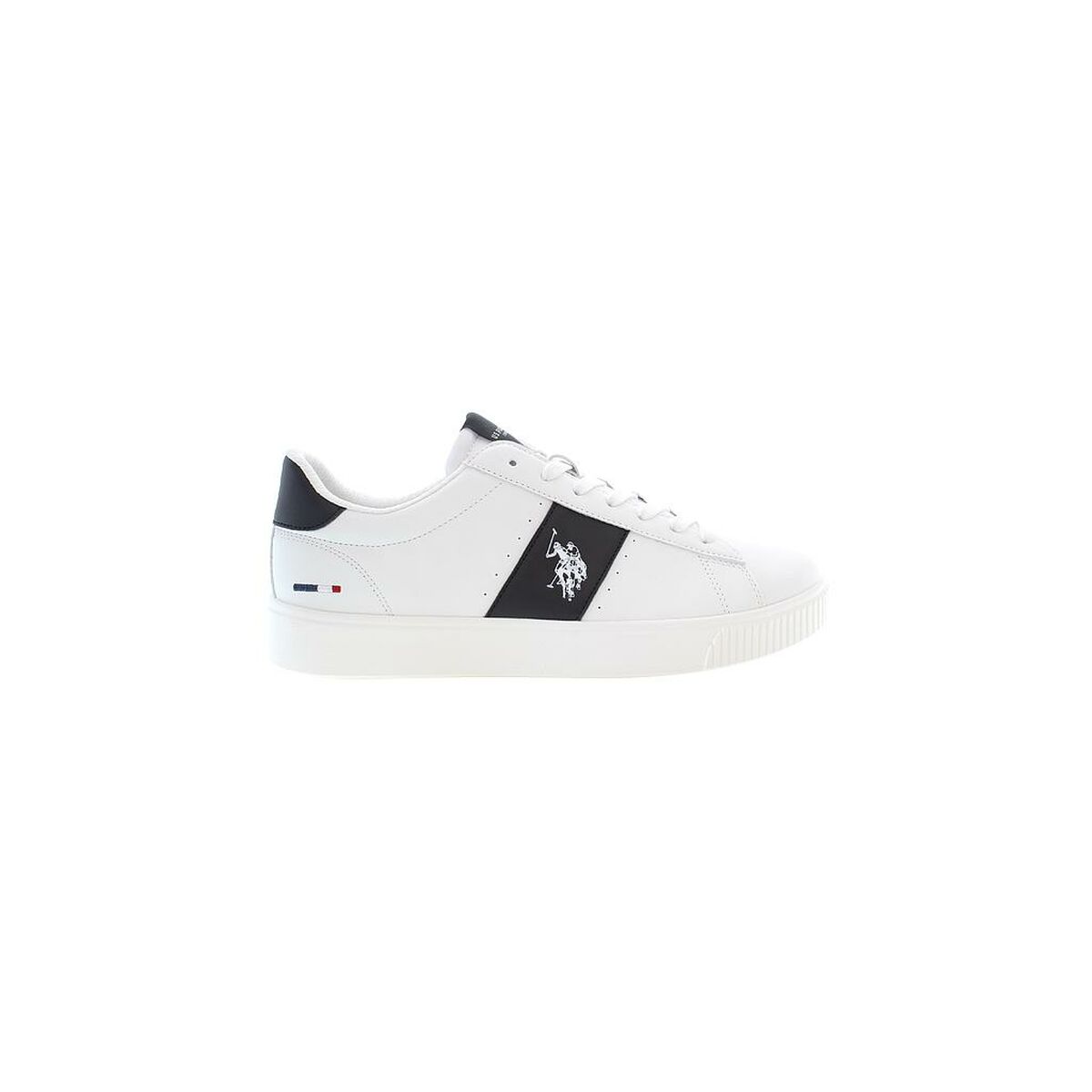 U.S. Men's Polo Assn. TYMES009 WHI BLK01 White-2
