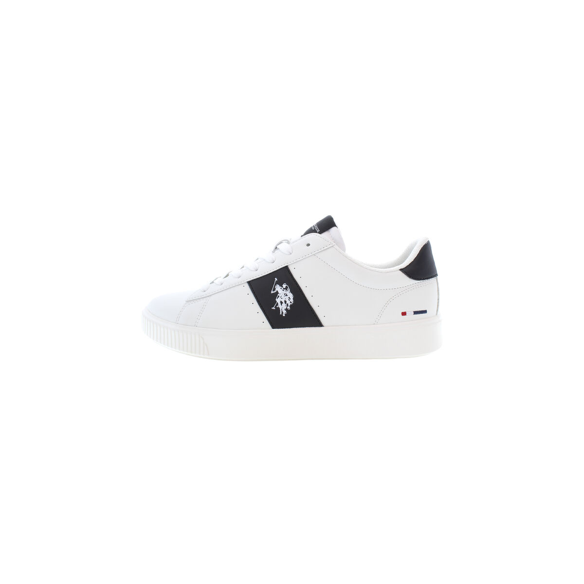 U.S. Men's Polo Assn. TYMES009 WHI BLK01 White-3