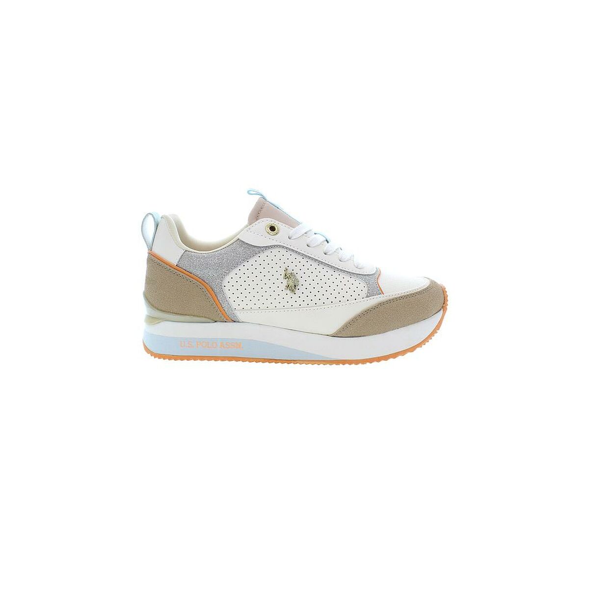 U.S. Polo Assn. Women's Sports Sneakers. FRISBY003 LBE Beige-2
