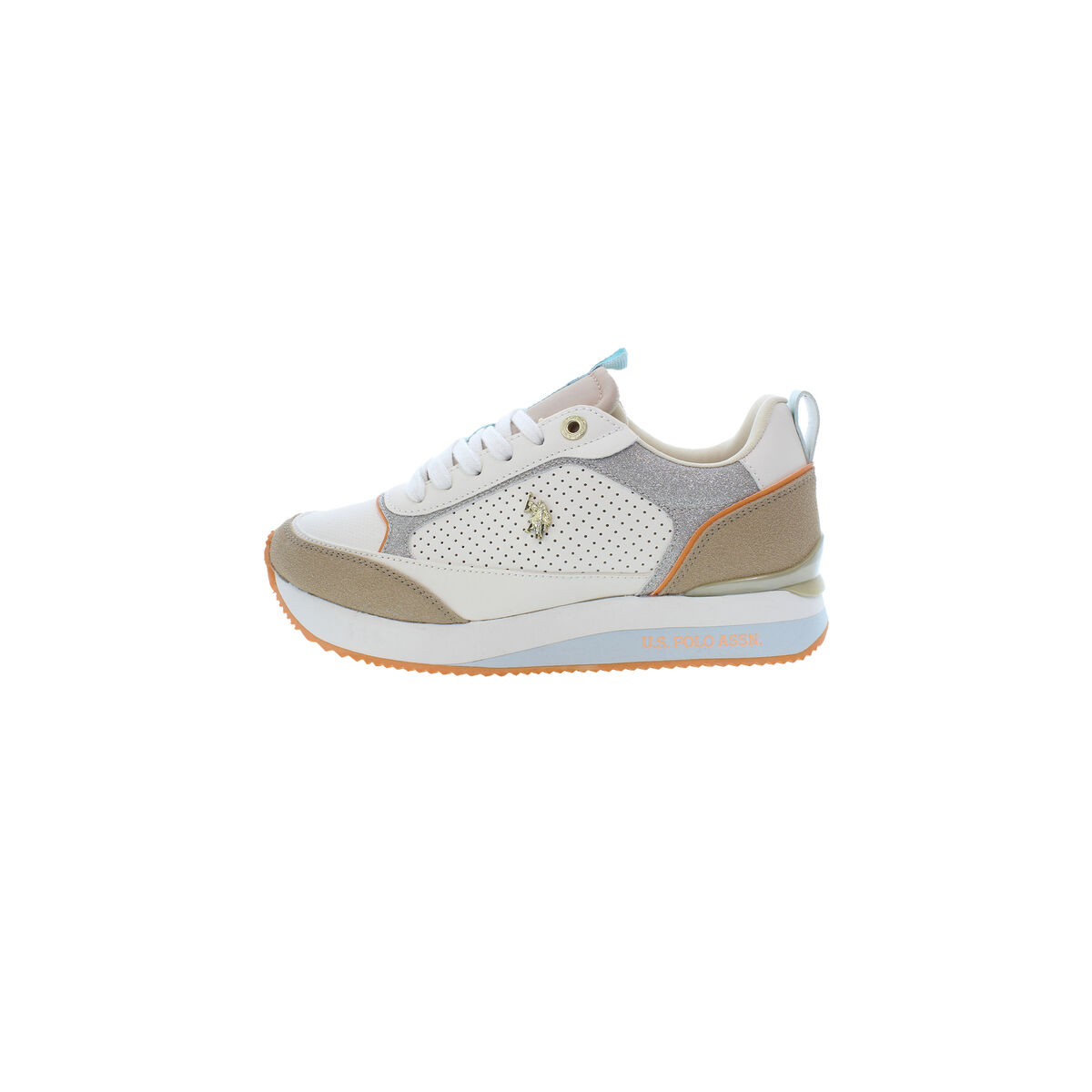 U.S. Polo Assn. Women's Sports Sneakers. FRISBY003 LBE Beige-3