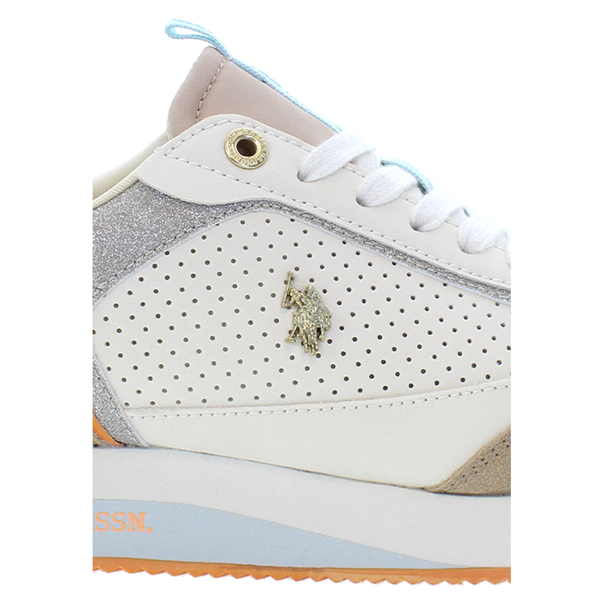 U.S. Polo Assn. Women's Sports Sneakers. FRISBY003 LBE Beige-7