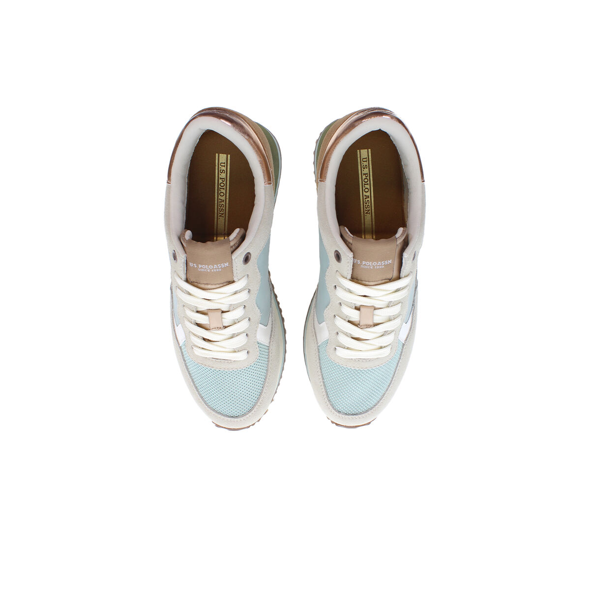 Женские спортивные кроссовки U.S. Polo Assn. SACHA002 LBE TAN01 Синий-4