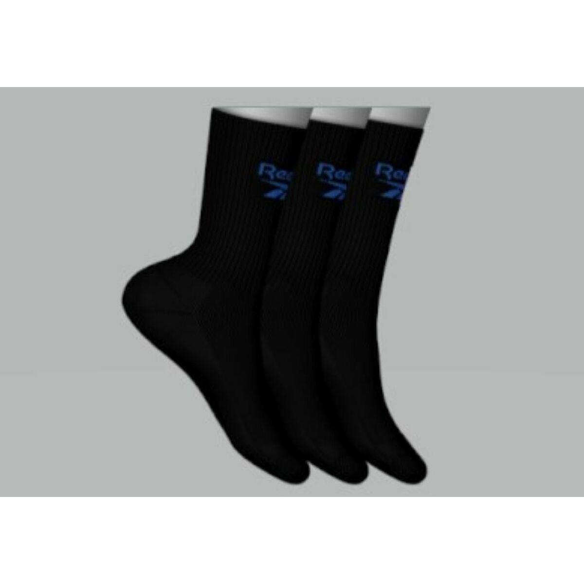 Спортивные носки Reebok  FUNDATION CREW R 0258 Чёрный-2