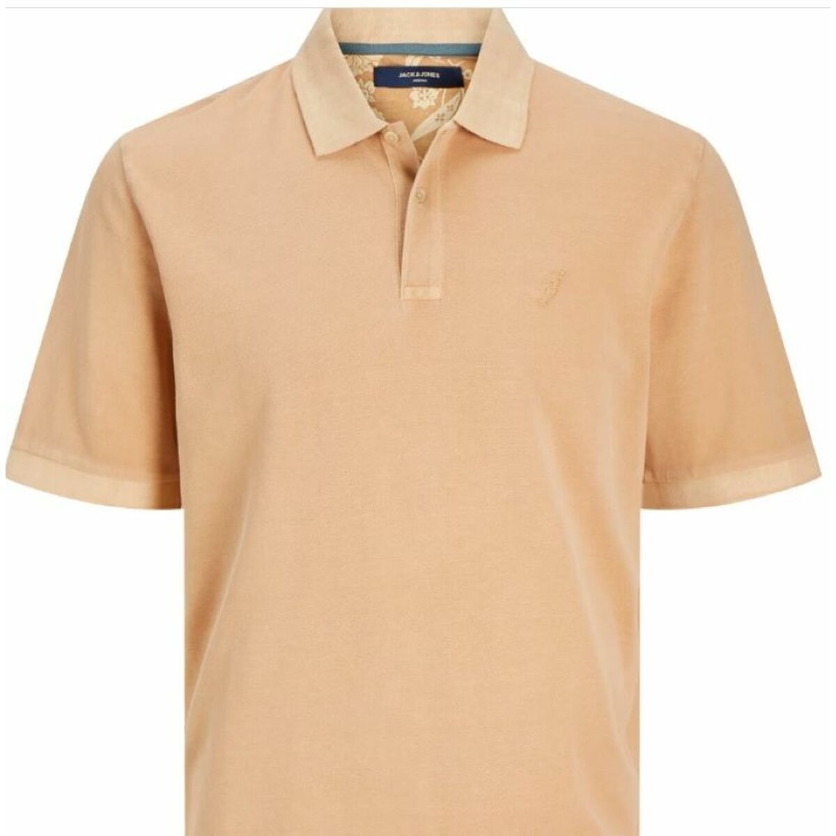 Men's Short Sleeve Polo Jack & Jones JPRBLUWILLIAM 12257315 Beige