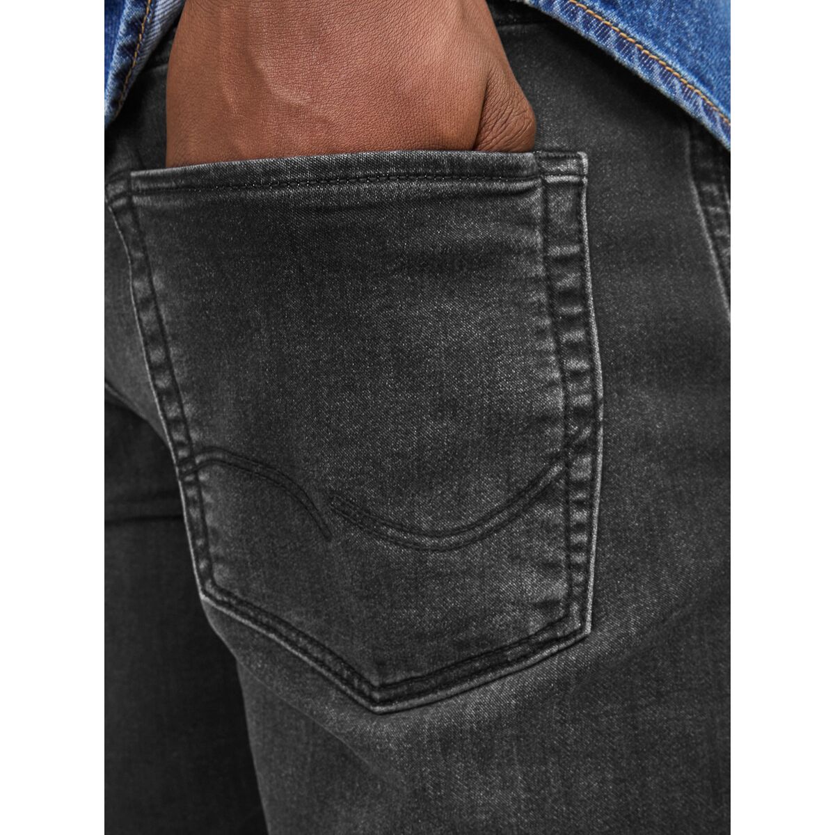 Джинсы мужские Jack & Jones  JJICON 12252246 Чёрный-3