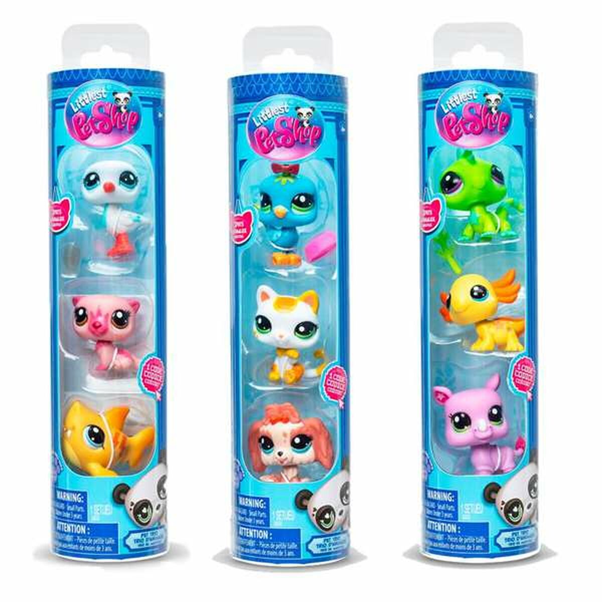 Jeu de figures Bandai Littlest Pet Shop 6 x 25 x 6 cm 3 Articles-2