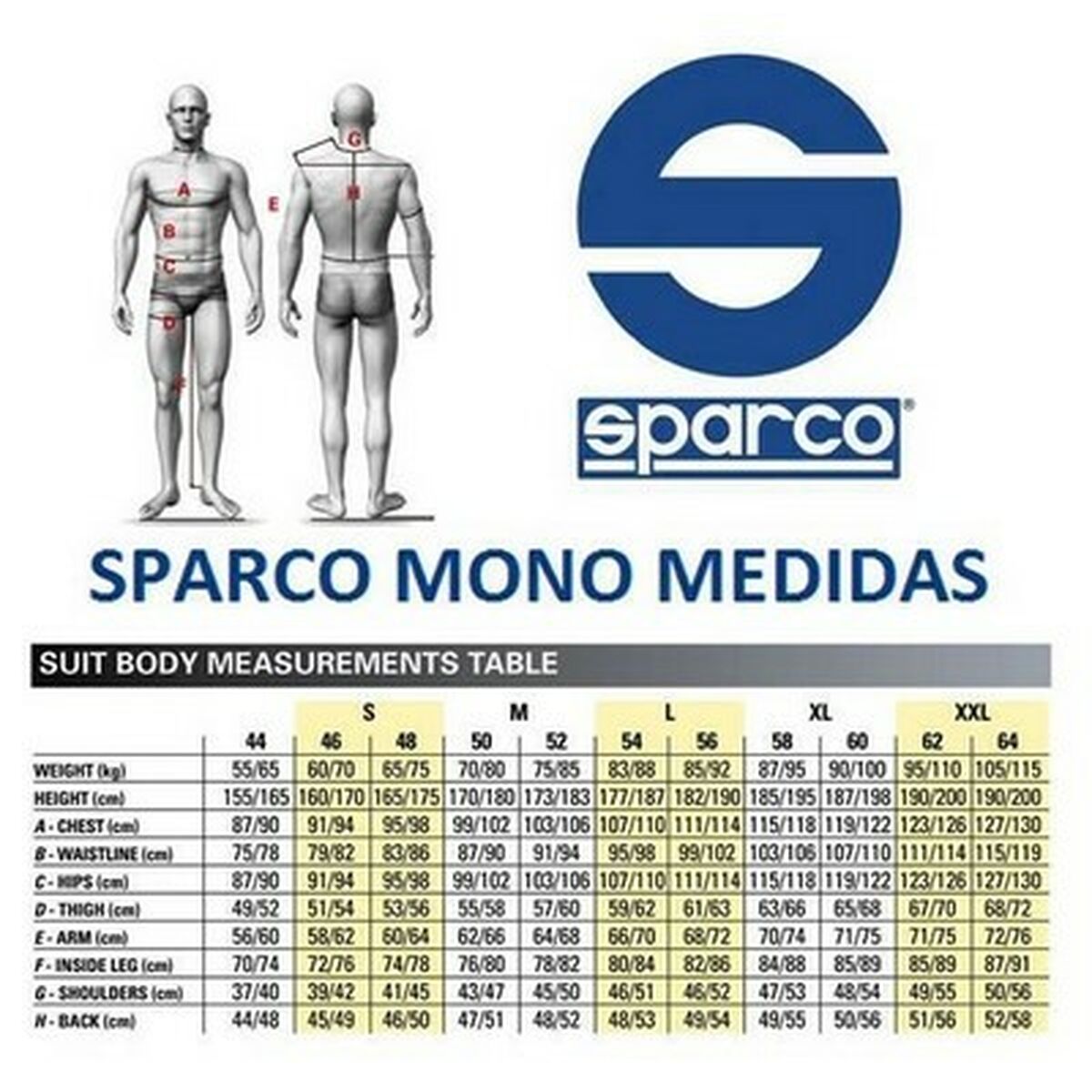 Комбинезон Sparco S0020011NR2M Чёрный-2