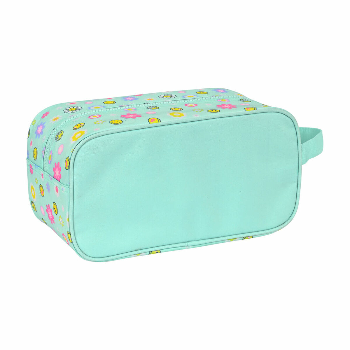 Bolso de viaje para zapatos Smiley Summer fun turquesa (29 x 15 x 14 cm)-2