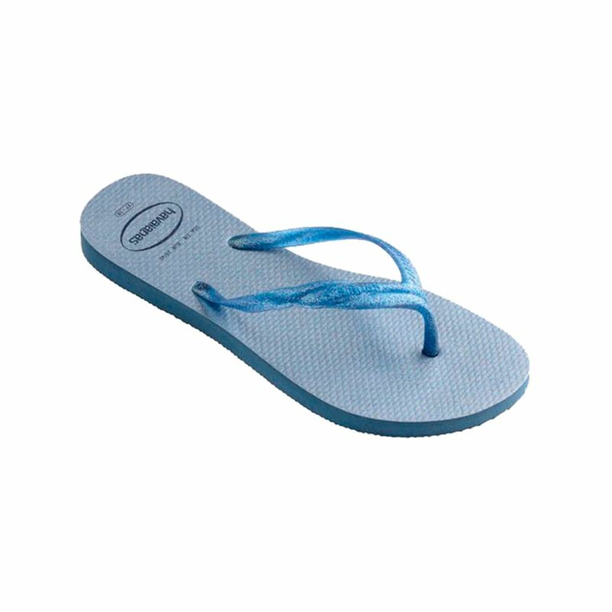 Шлепанцы для женщин Havaianas Fantasia Gloss Небесный синий-3