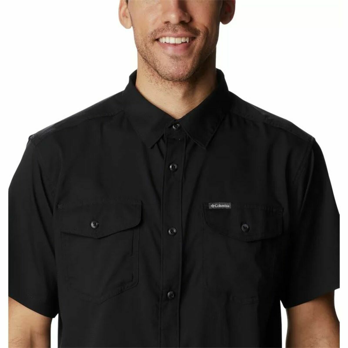 Рубашка Columbia Utilizer™ II Solid Short Чёрный-3