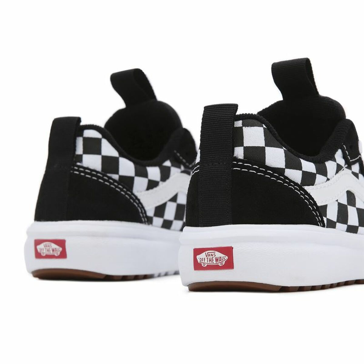 Children's casual shoes Vans Range Exp Checkerboard White Black-6