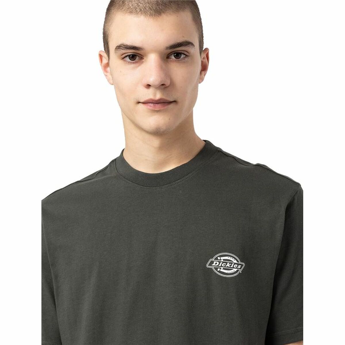 Dickies Holtville Green Men's Short Sleeve T-Shirt-7