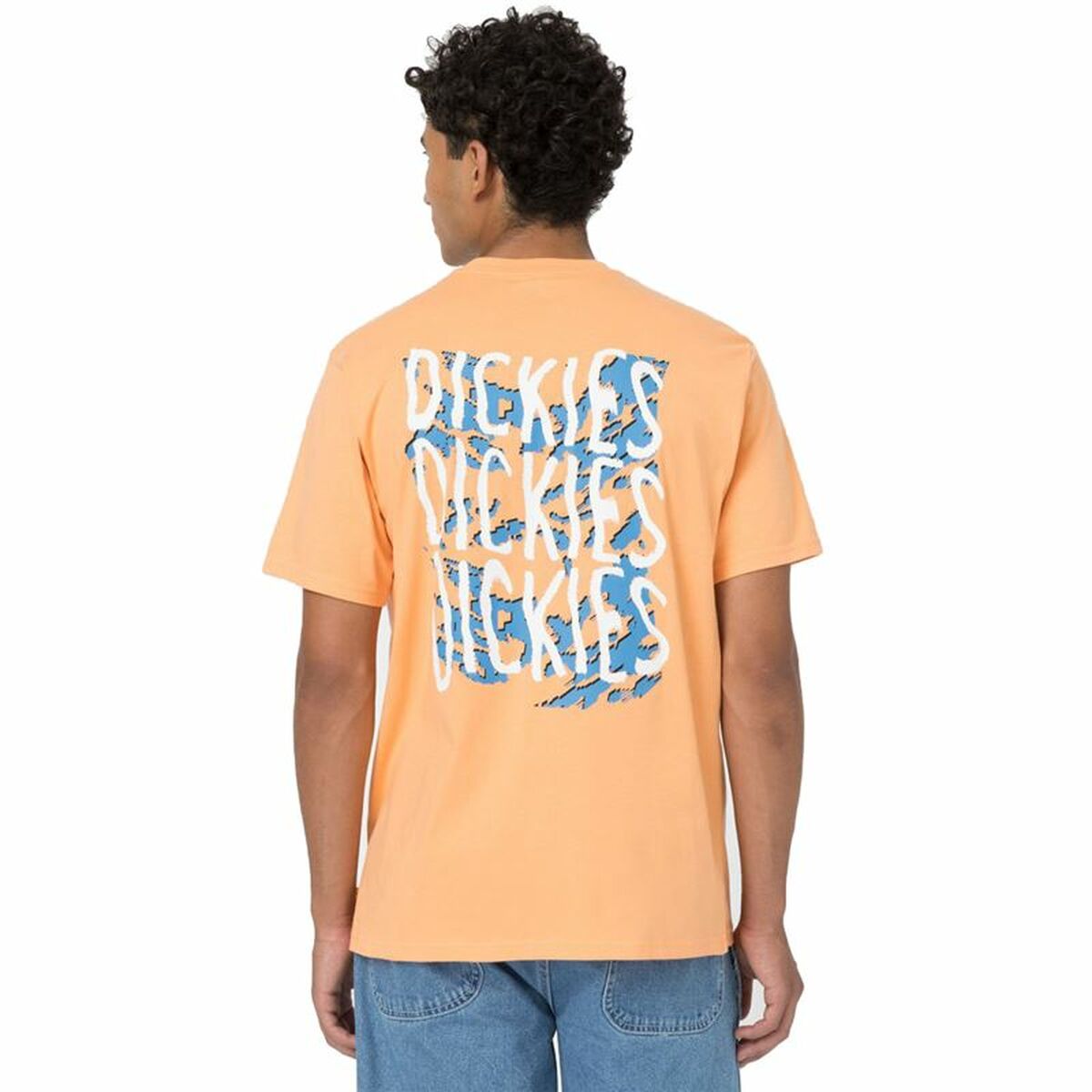 Dickies Creswell Short Sleeve T-Shirt Orange Men's-3