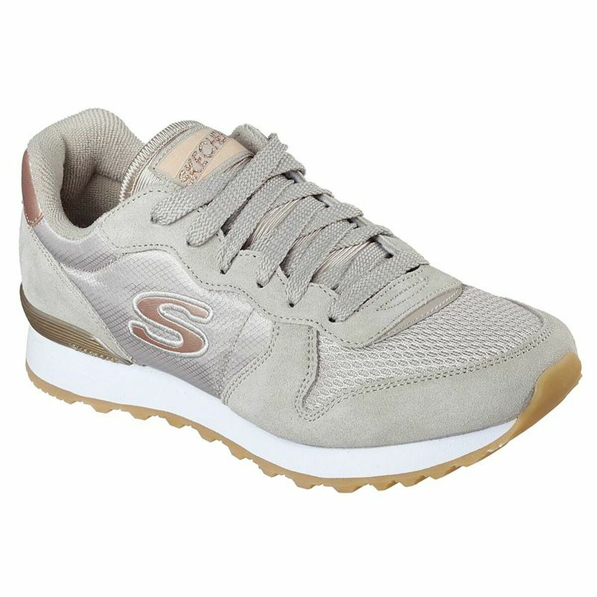 Жіноче повсякденне взуття Skechers Retros-OG 85 - Goldn Gurl Світло-сірий-5