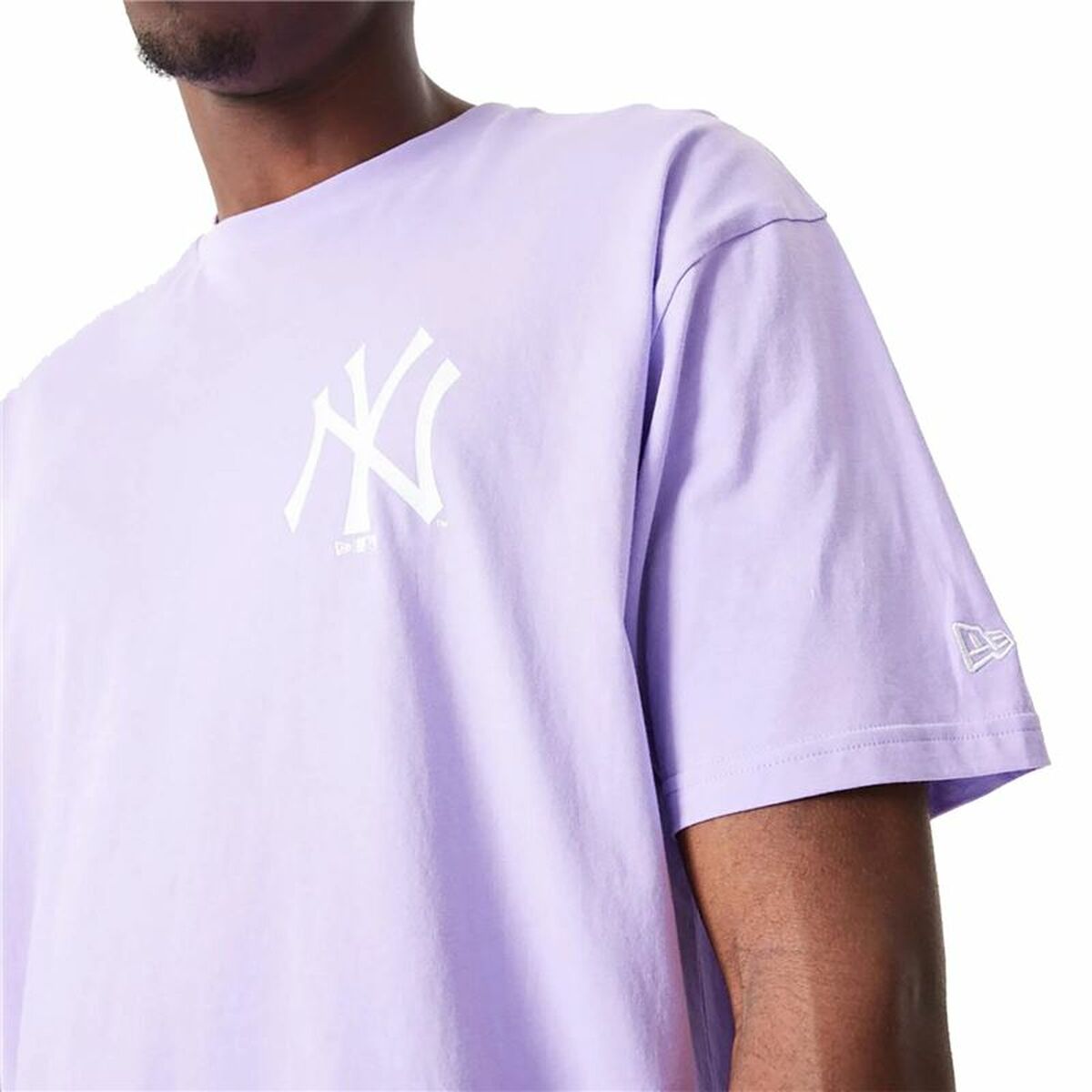 短袖球衣New Era MLB League Essentials New York Yankees Purple Unisex-4
