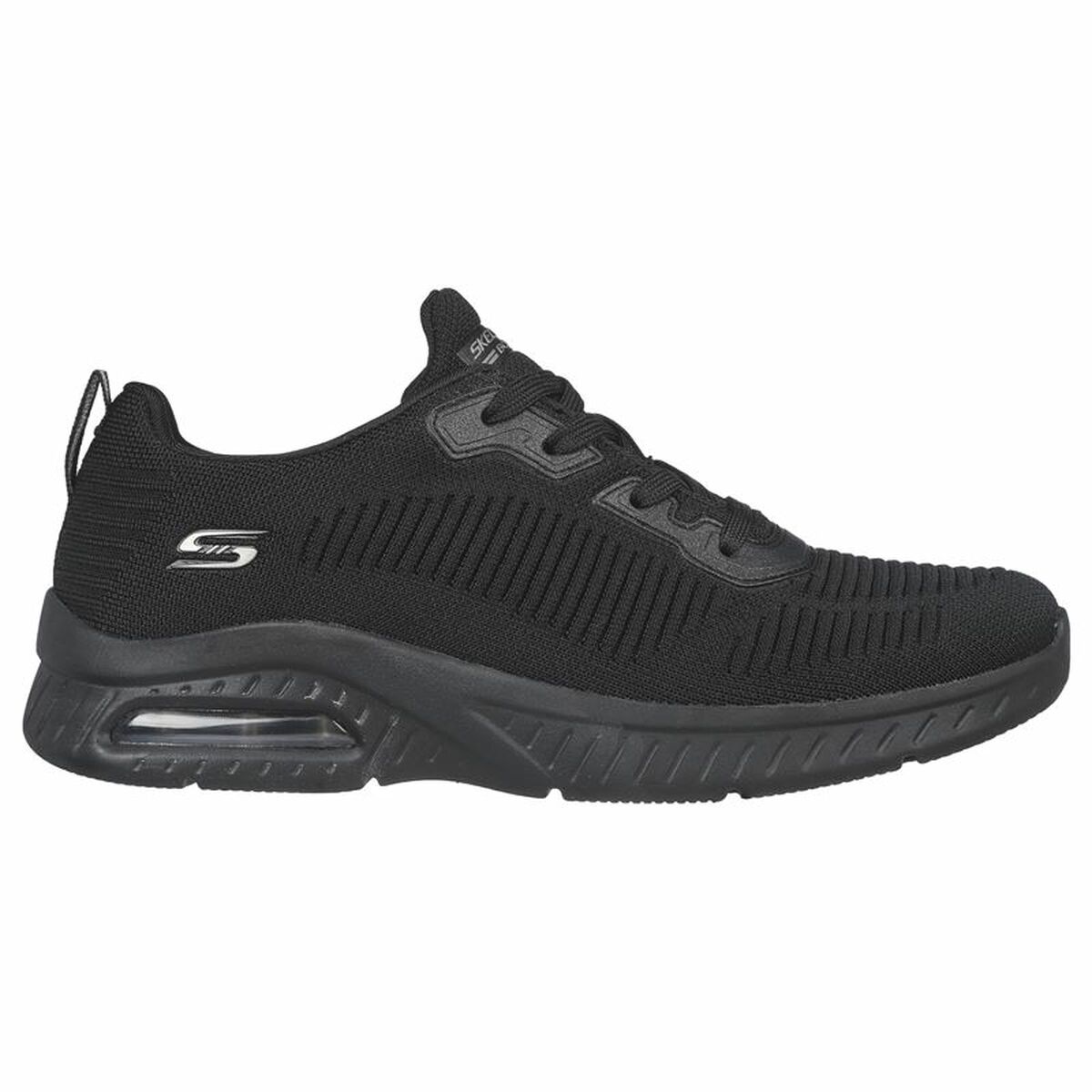 Повсякденне жіноче взуття Skechers Squad Air - Close Чорний-6