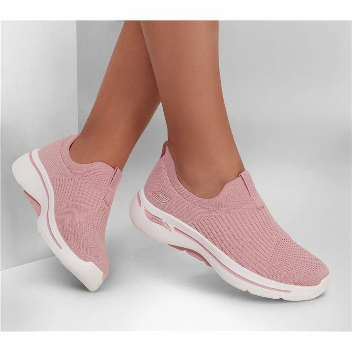 Жіночі спортивні кросівки Skechers GO WALK Arch Fit - Iconic Рожевий-6