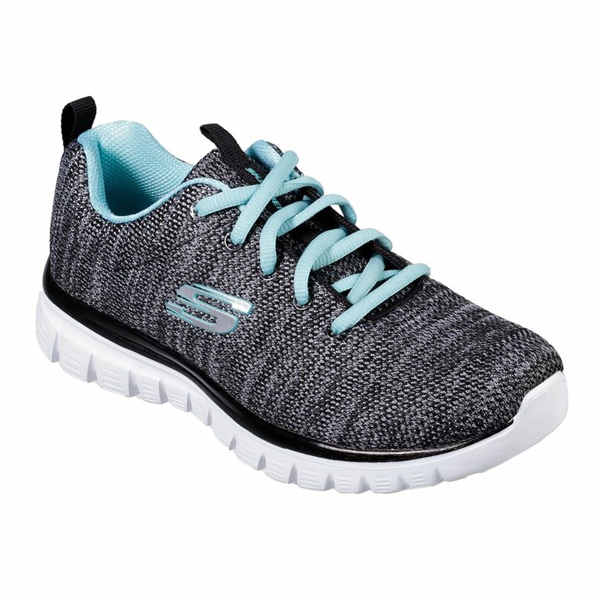 Женские спортивные кроссовки Skechers Graceful Twisted Чёрный-2