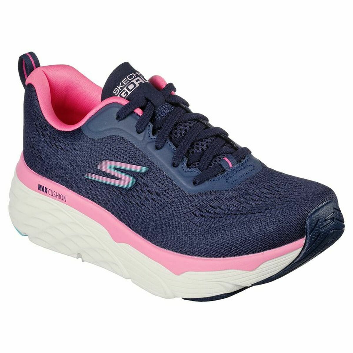 Sapatilhas esportivas femininas Skechers Max Cushioning Elite - Ziva Azul escuro-6
