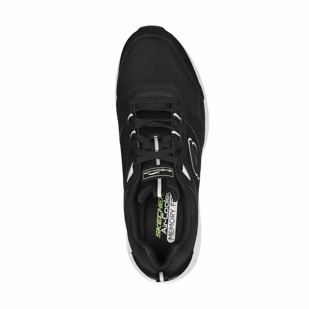 Чоловічі спортивні кросівки Skechers Skech-Air Court Homegrown Чорний-4