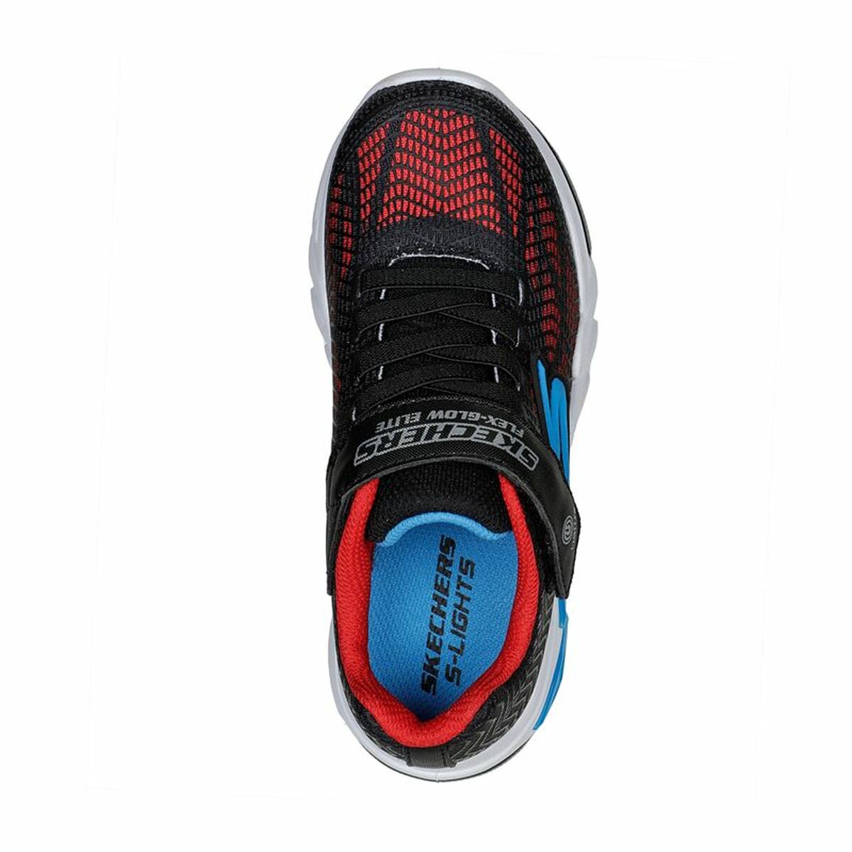 Детские спортивные кроссовки Skechers Flex-Glow Elite - Vorlo Чёрный-4