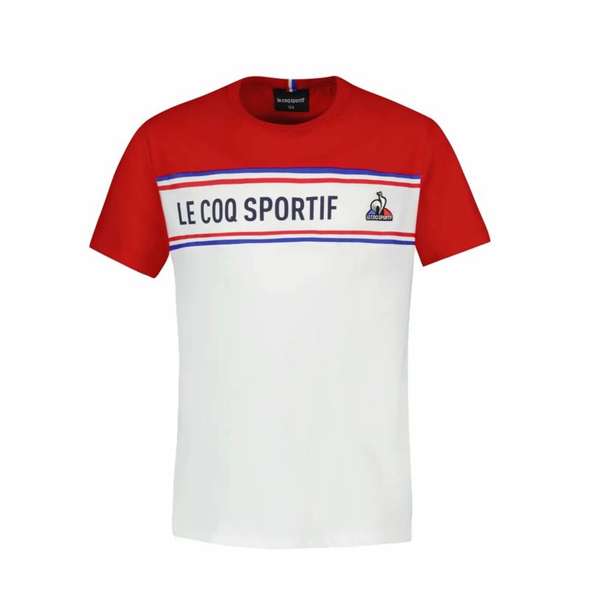 Футболка с коротким рукавом детская Le coq sportif  N°2 Tricolore Белый-6