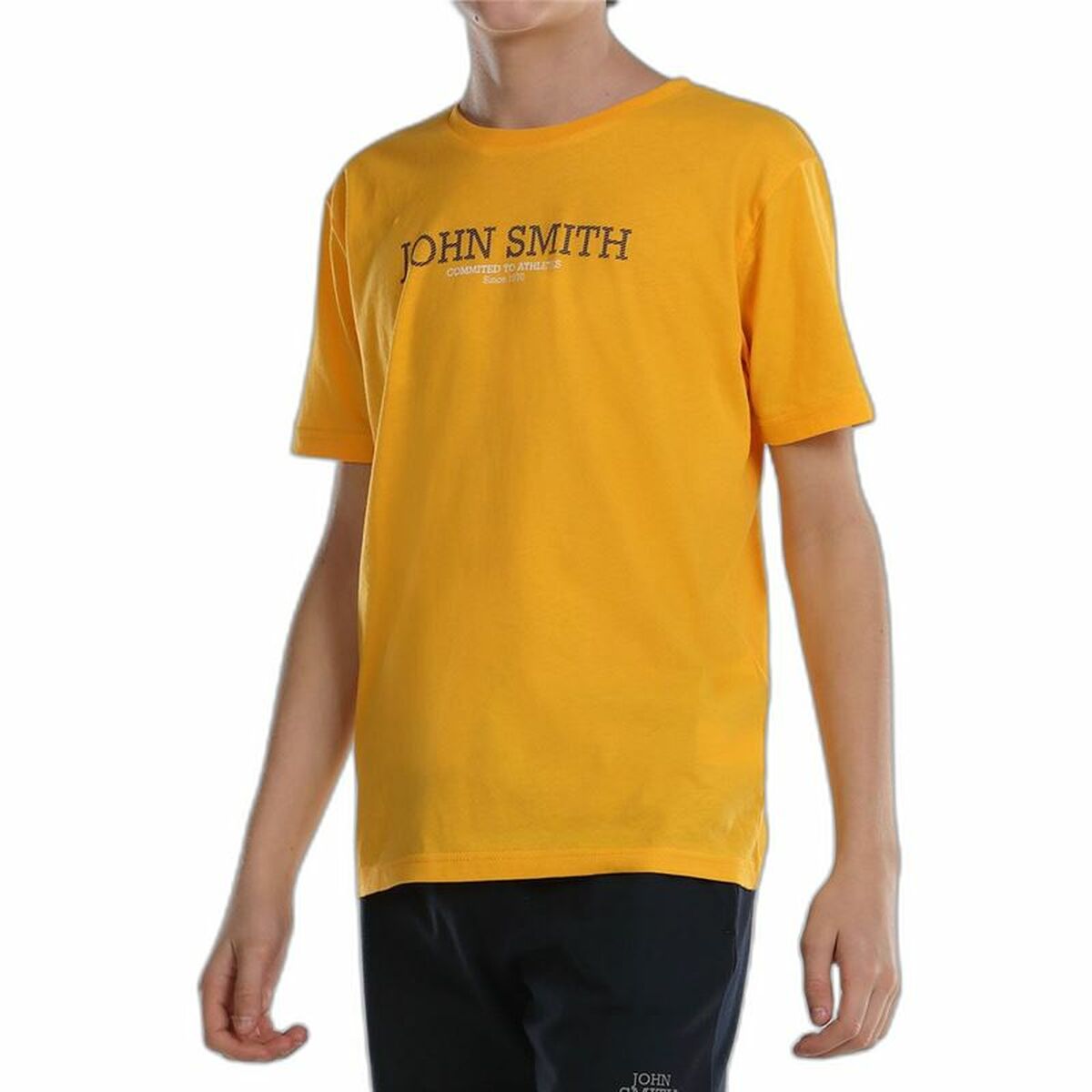 Camiseta de manga curta infantil John Smith Efebo Amarelo-2
