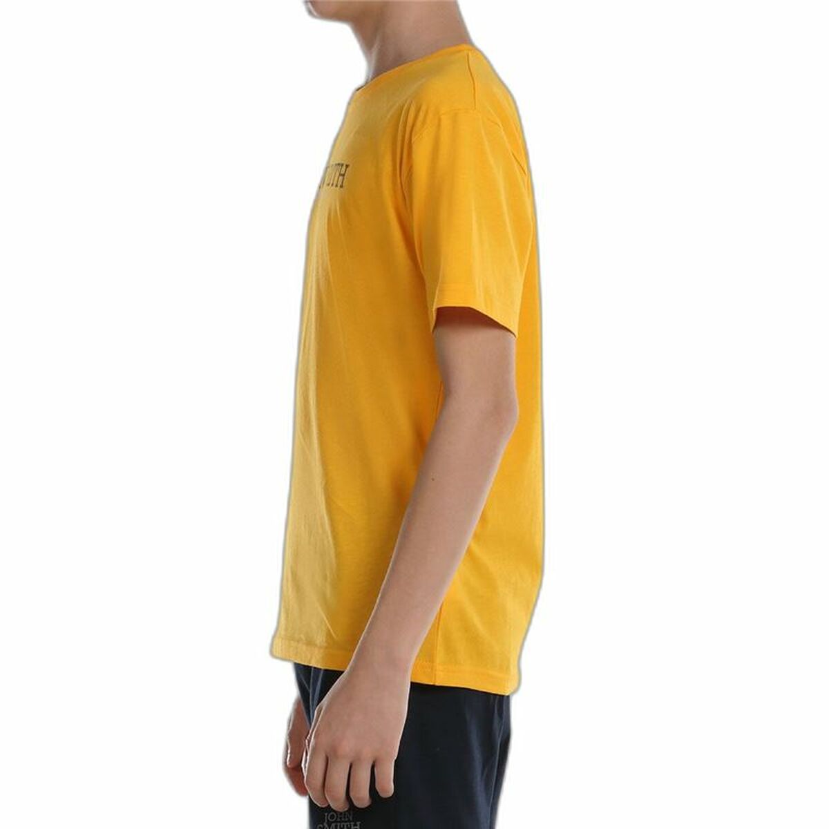Camiseta de manga curta infantil John Smith Efebo Amarelo-3