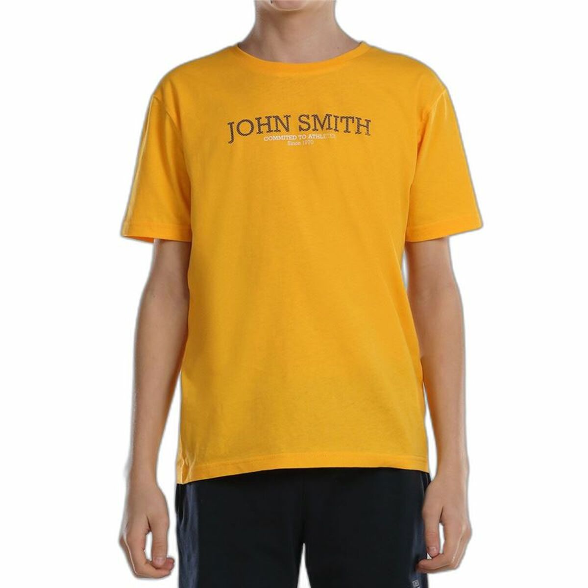 Camiseta de manga curta infantil John Smith Efebo Amarelo-5