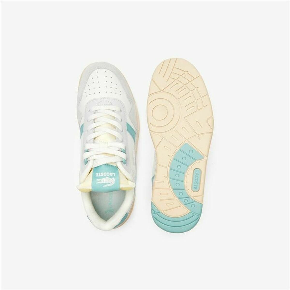 Повсякденне взуття жіноче Lacoste T-Clip Leather Colour Pop Білий-5