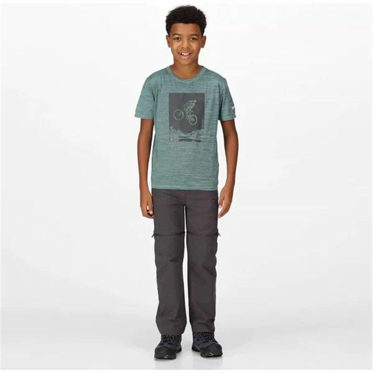 Футболка з коротким рукавом дитяча Regatta Alvarado VII Ivymossmarl Синій-5