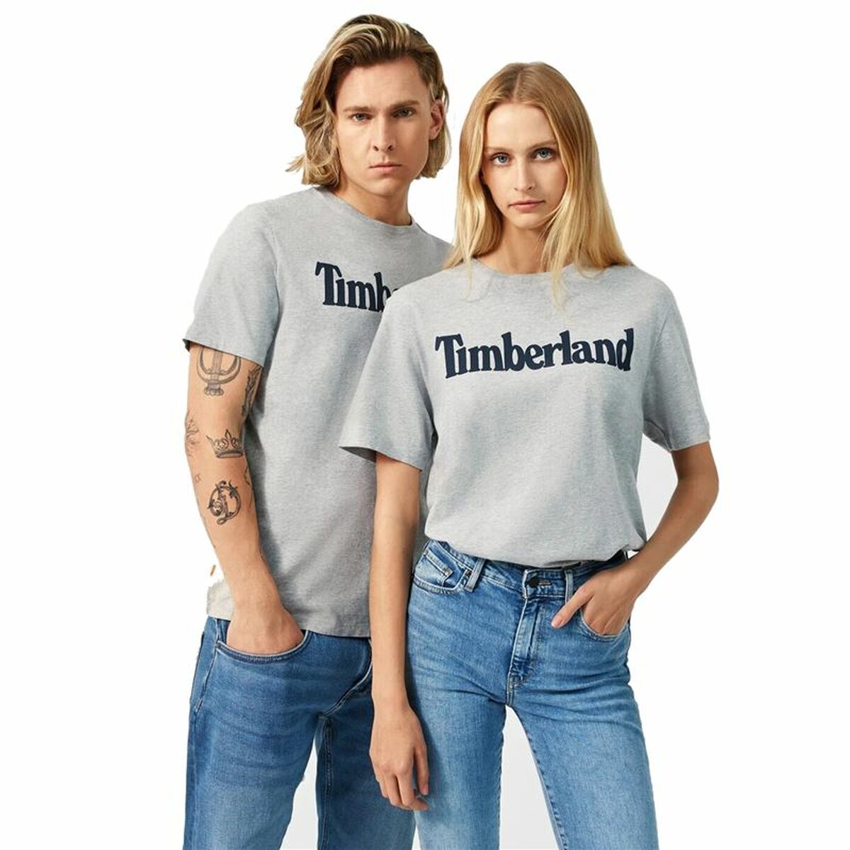 Timberland Kennebec Linear Сұр ерлер футболкасы